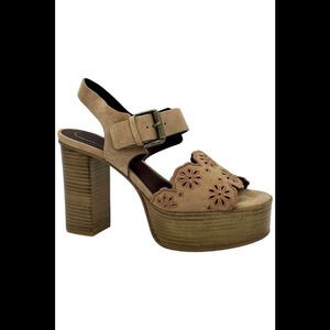 See by Chloé Women's Krysty High Block-Heel Platform Sandals Pink - Medium